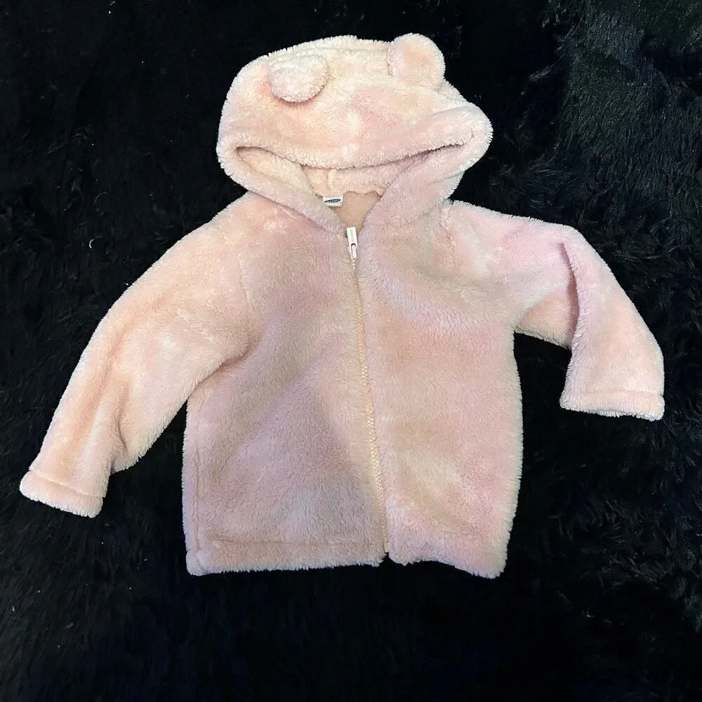 Old Navy pink jacket hoodie size 18-24 months